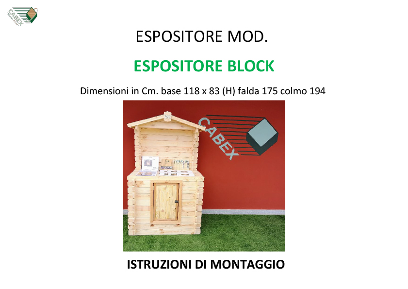 27 ESPOSITORE BLOCK